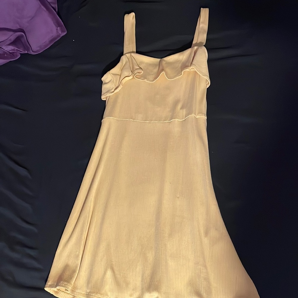 Brand new knit yellow dress